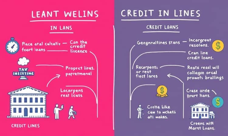 Préstamos vs. Líneas de Crédito: Diferencias Clave